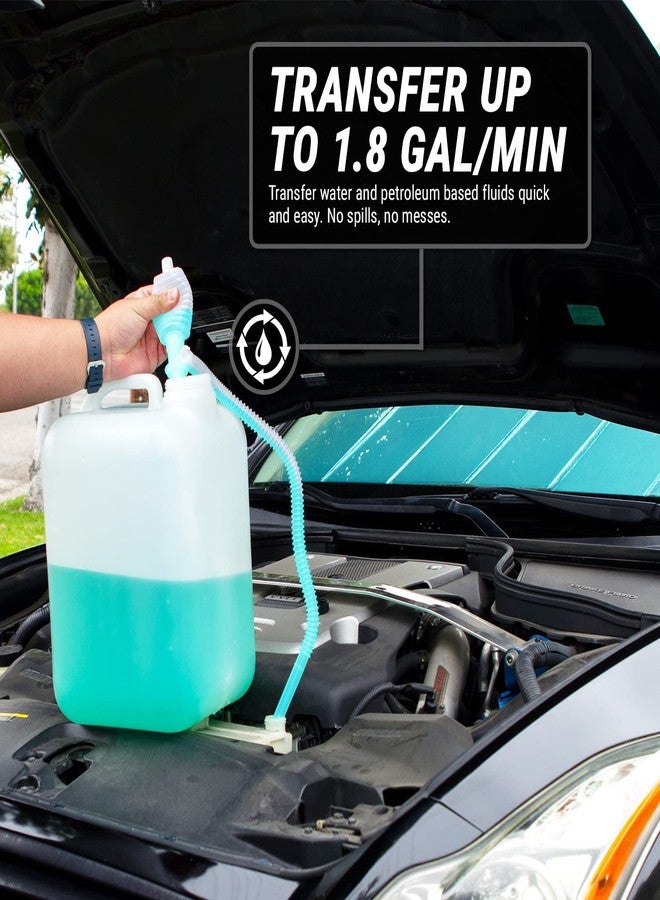 TERA PUMP TRDPF-24 Siphon Manual Hand Pump/BPA Free/Liquid Transfer Pump for Drinking Water/Gasoline/Kerosene, 1.8 GPM - Image 4